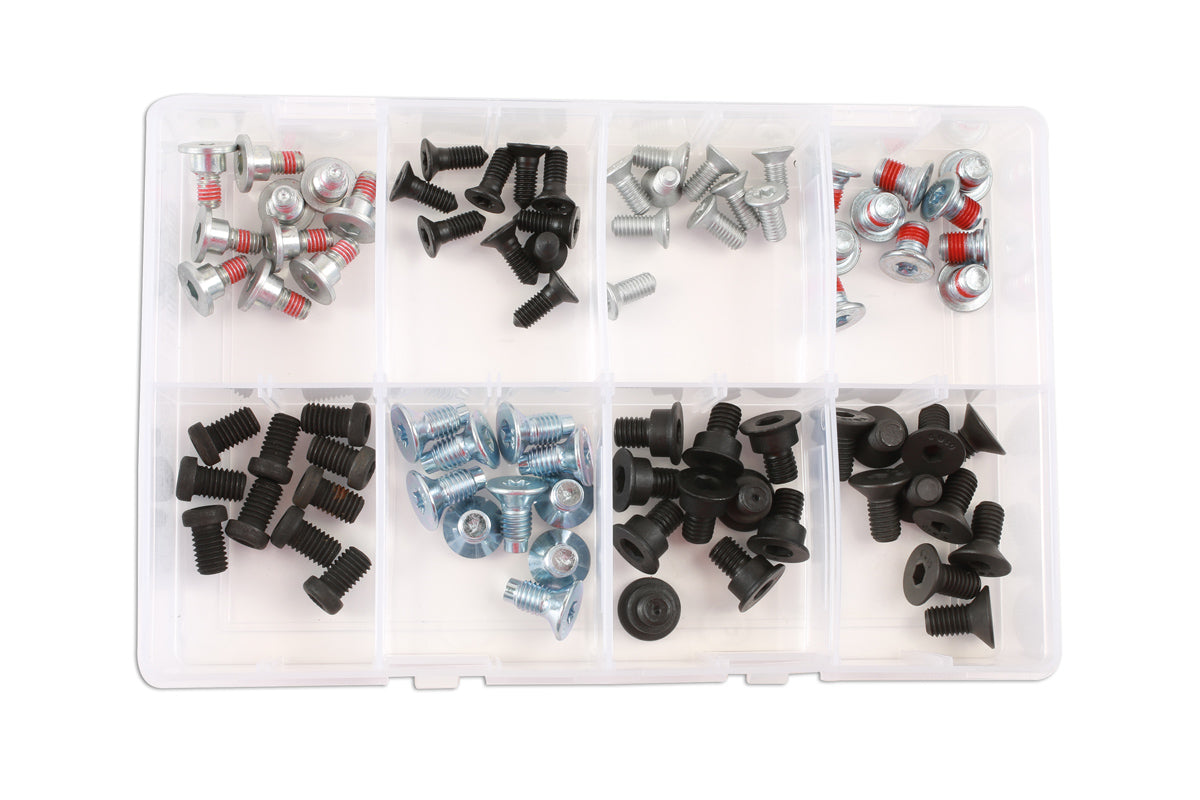 Connect Assorted Brake Disc & Drum Fixing Screws M6 - M8, 80pc 34160