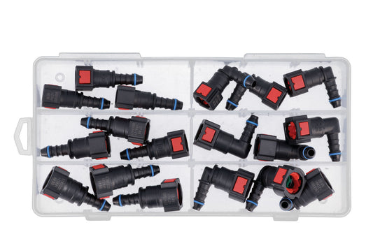 Connect Assorted AdBlue� Straight & Angled Quick Connectors 18pc 34226
