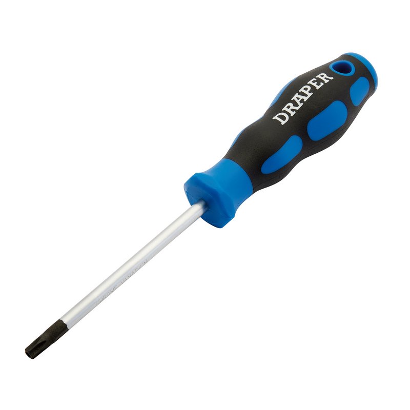 Draper T30T Torx Star Soft Grip Security Screwdriver 115mm Blade 34269