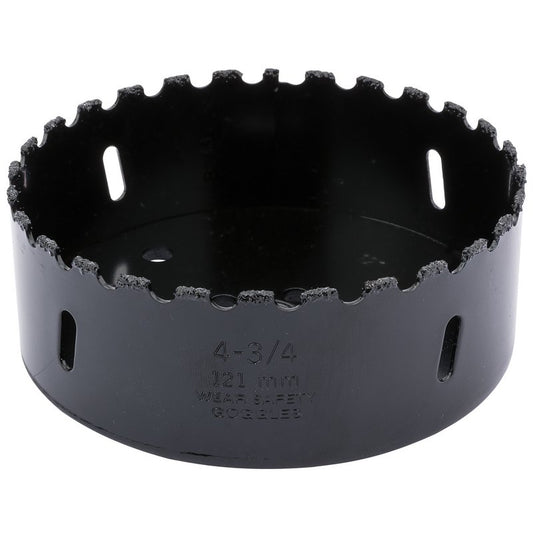 Draper Tungsten Carbide Grit Hole Saw 121mm Welded Tungsten Grit Rim 34970