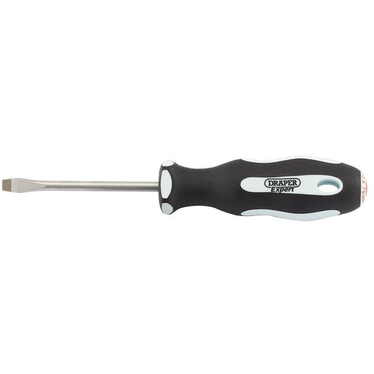 Draper Plain Slot Soft Grip Screwdriver 5.5 x 75mm SVCM blade 34976