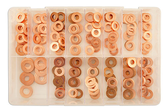 Connect Assorted Common Rail Diesel Injectors Washers 150pc 34999