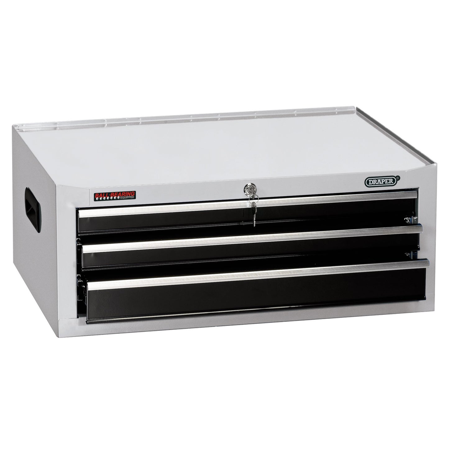 Draper Intermediate Tool Chest 3 Drawer White W 670 x D 451 x H 265mm 35741