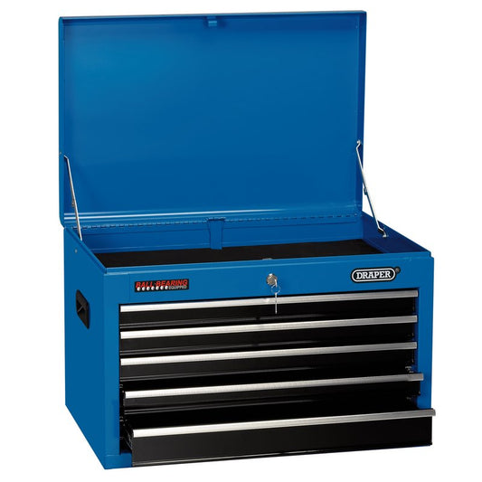 Draper Tool Chest 5 Drawer 26", 660 x 445 x 430mm Blue Foam Linings 35746
