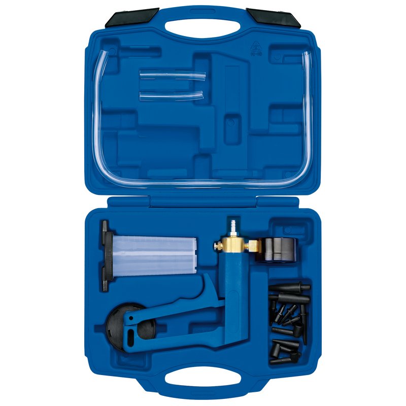 Draper Vacuum Testing Kit 19 Piece Also Brake And Clutch Bleeding 35891