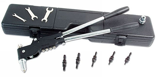 Laser Tools Long Handle Swivel Head Riveter Set 3597