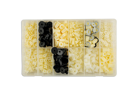 Connect Assorted Plastic Locking Nuts 350pc 36043
