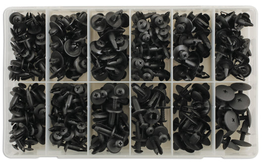 Connect Assorted Screw Rivet Trim Fixings 240pc 36044
