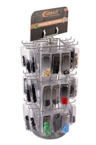 Connect Trim Clip Rack Version 2 c/w Clam Packs 108pc 36812