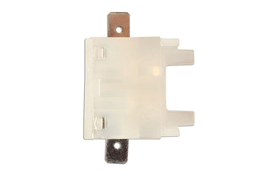 Connect Standard Blade Fuse Holder (white) with tabs 1pc 36858