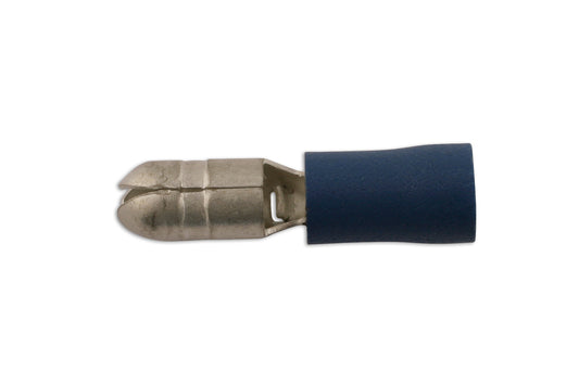 Connect Blue Male Bullet Terminal 5mm 10pc 36875