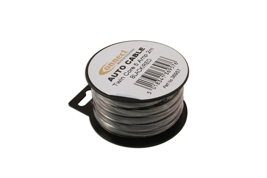 Connect Mini Reel Automotive Cable 5A Twin 2m 36957