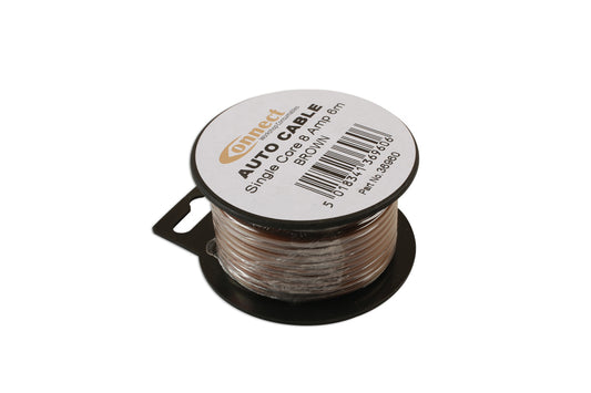 Connect Brown Single Core Auto Cable 14/0.30 6m 36960