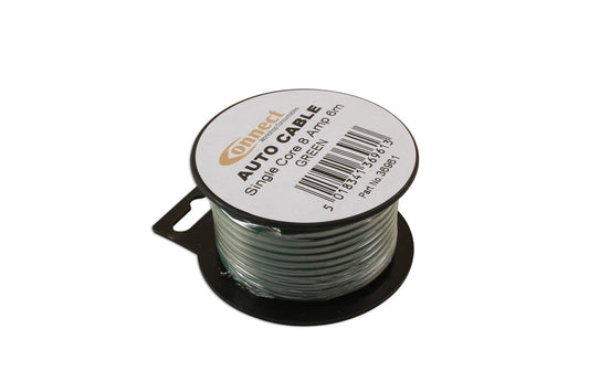 Connect Green Single Core Auto Cable 14/0.30 6m 36961