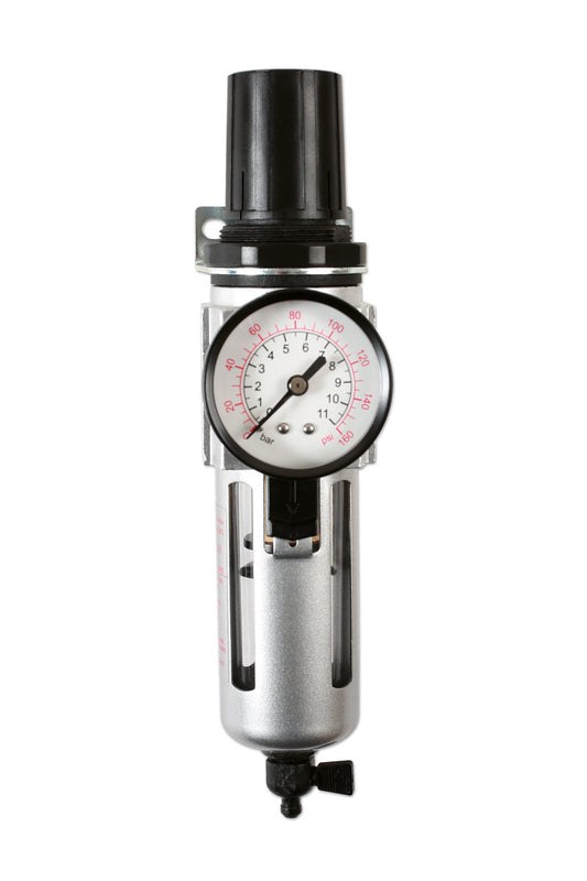 Connect Air Control Filter Regulator 1/4" BSP Thread Max Flow 2200L min 37004