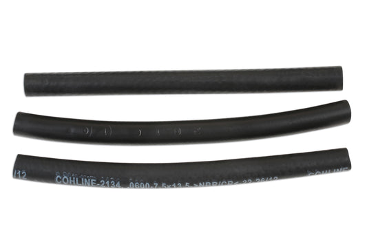Connect Rubber Fuel Hose 7.5mm ID X 200mm 3pc 37220