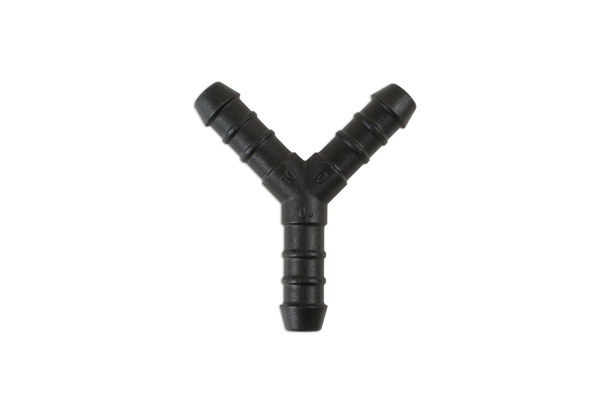 Connect Plastic Pipe Joiner Y-Piece 10mm 5pc 37270