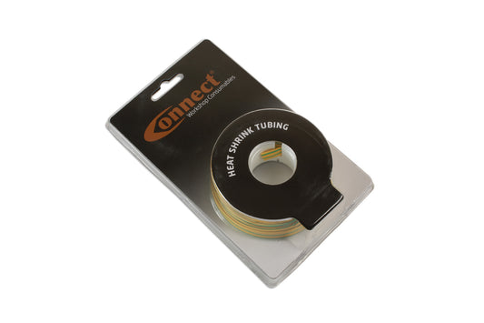 Connect Yellow / Green Earth 7.0mm Heat Shrink - Roll 3m 37292
