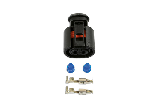 Connect VW Electrical Female Connector 2.8mm 2 Pin Kit 25pc 37377