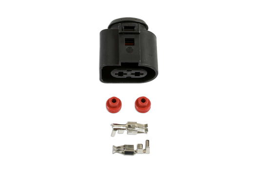 Connect VW Electrical Female Connector 4.8mm 2 Pin Kit 25pc 37390
