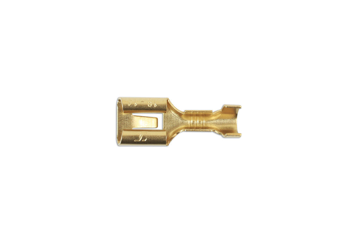 Connect 250 Type Connector Non Insulated Female Terminals 100pc 37407