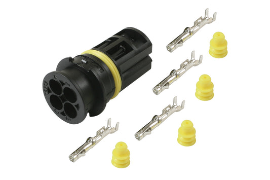 Connect 4 Pin Electrical Oxygen Sensor Connector Kit To Suit Mercedes-Benz & BMW 18pc 37433