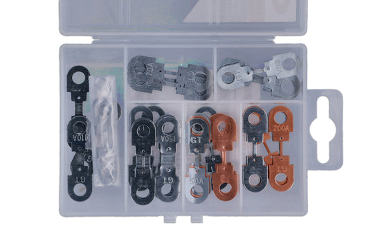 Connect Assorted Strip Fuses 30-200A Box 30pc 37644