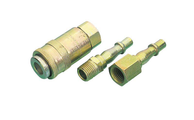 Draper 1/4" PCL BSP Air Line Coupling Set 3 Piece 37844