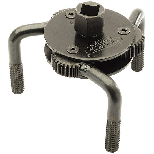 Draper Three Leg Oil Filter Wrench 75 - 120mm 1/2" Or 19mm Drive 37871