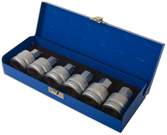 Laser Tools Hex Socket Bit Set 3/4"D 6pc 3814