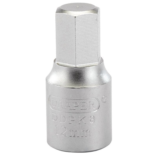 Draper 12mm Drain Plug Key 3/8" Fiat Sump Lancia Gearbox Sump Peugeot Axle 38326