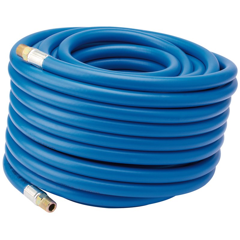 Draper Air Line Hose 20m 5/16" 8mm Bore 1/4" BSP Male Ends Blue 38334
