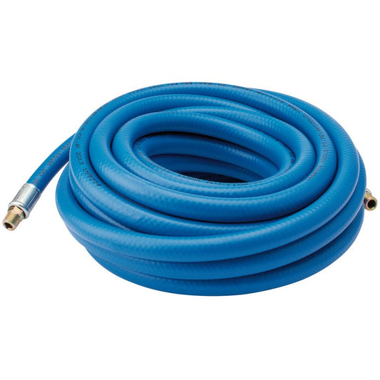Draper Air Line Hose 10m 3/8" 10mm Bore 1/4" BSP Male Ends Blue 38336