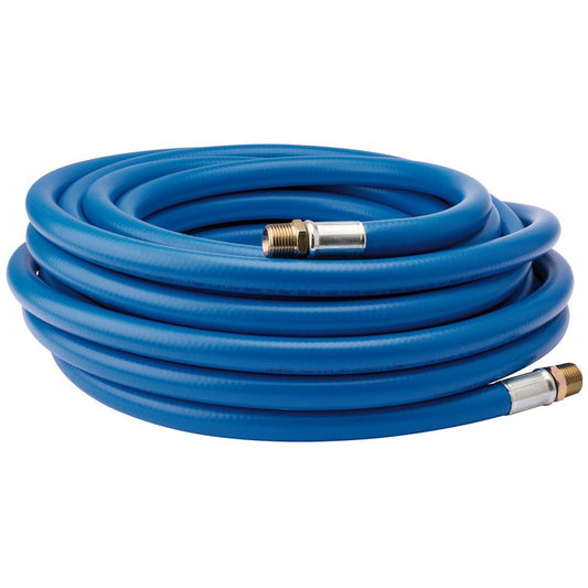 Draper Air Line Hose 15m 1/2" 13mm Bore 1/2" BSP Male Ends Blue 38344