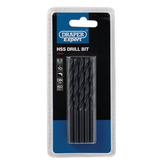 Draper HSS Drill Bit 6.5mm Pack of 10 Expert Quality