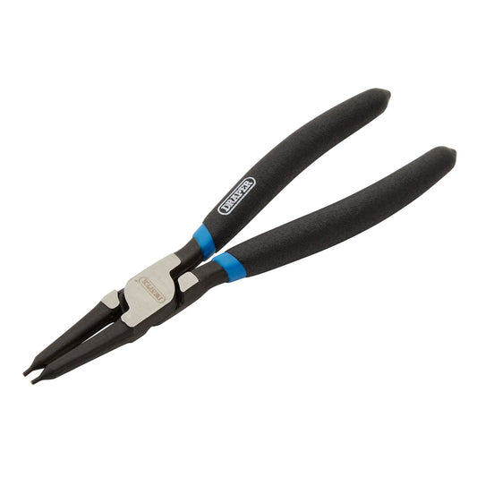 Draper Straight Tip Internal Circlip Pliers 180mm Cushion Grip Handles 38995
