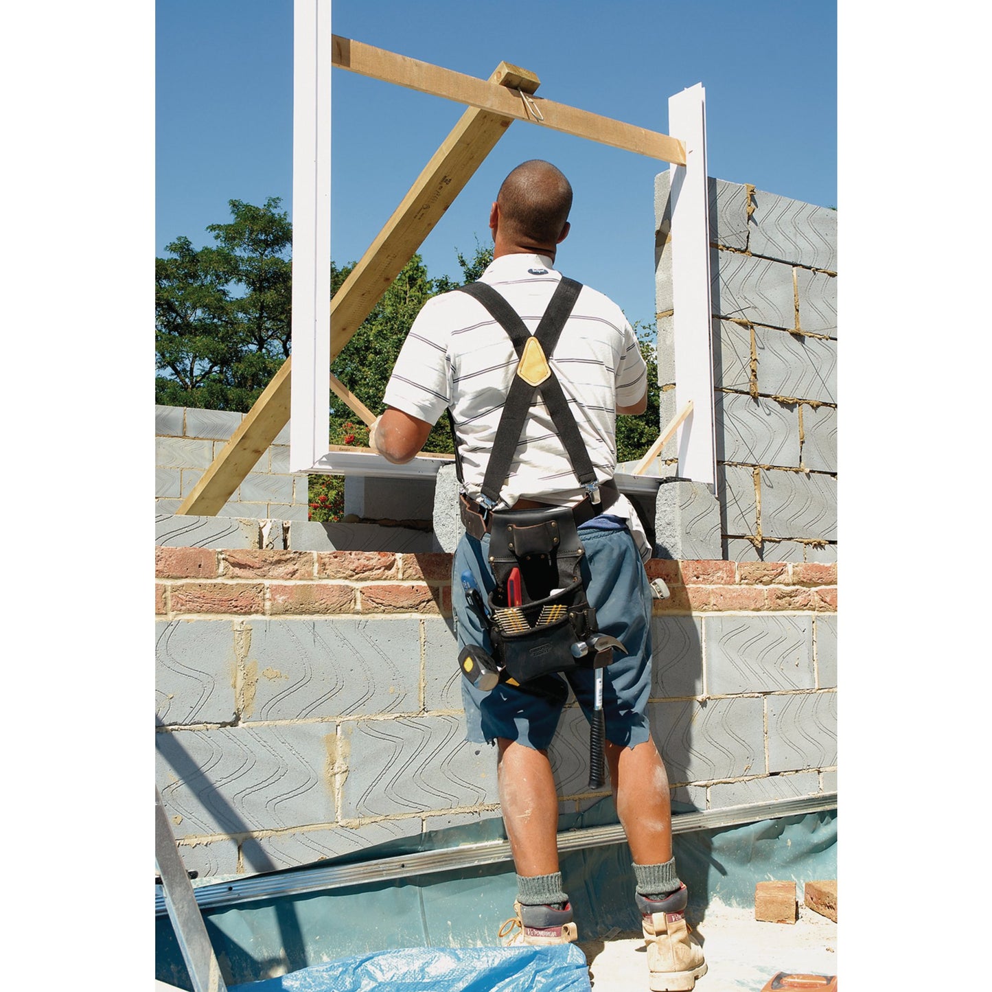 Draper Work Braces For Trousers Or Belt On Heavy Tool Pouch 39243