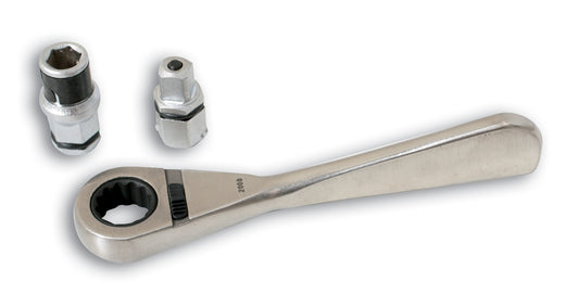 Laser Tools Go Thru Ratchet with Bit & Socket Adaptor 1/4"D 4002