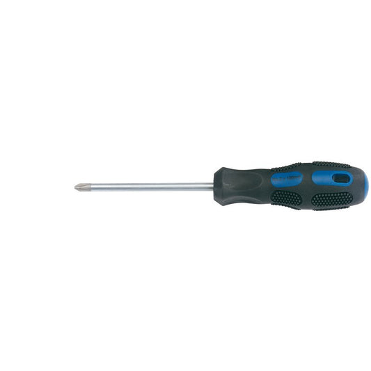 Draper Cross Slot Screwdriver No.2 x 100mm Soft Grip Handle 40024