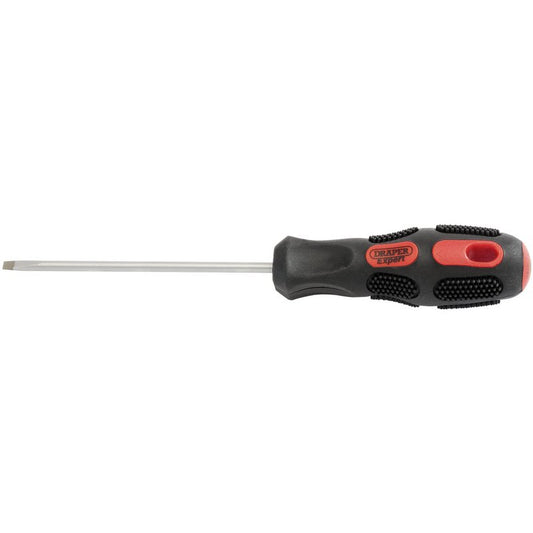Draper Plain Slot Screwdriver 3.2 x 75mm soft grip sand blasted tip 40026