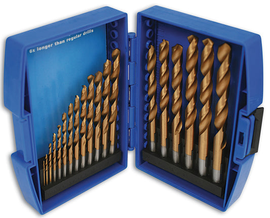Laser Tools Titanium Coated Drill Set 19pc 4004