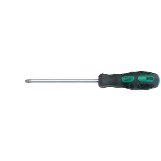 Draper Pozi Screwdriver No.3 x 150mm soft grip with sand blasted tips 40045