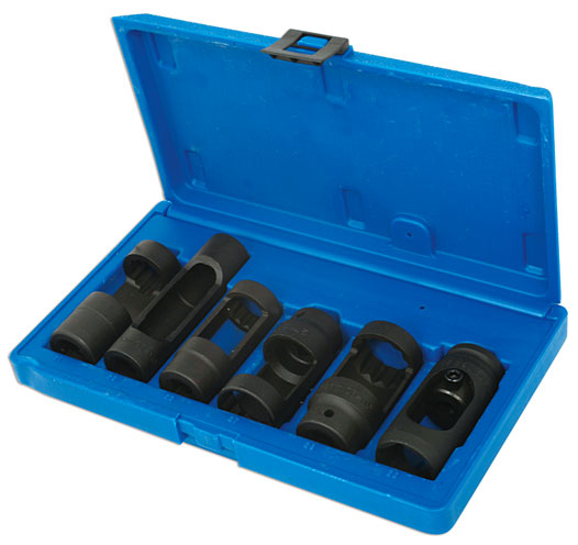 Laser Tools 4007 Diesel Injector Sockets 1/2"D 6pc