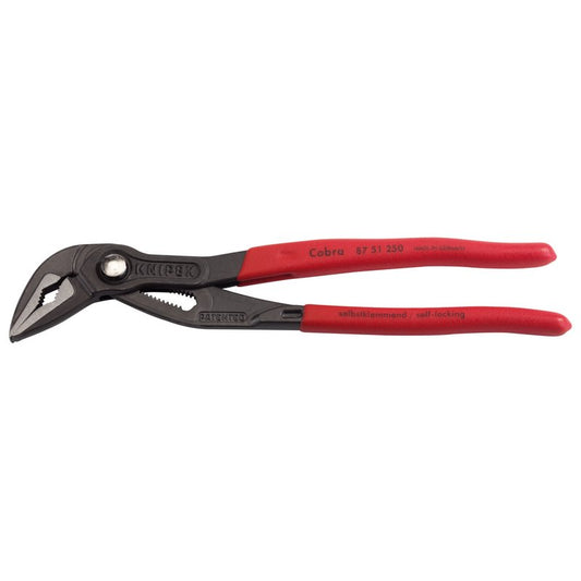 Knipex 250mm Cobra Long Jaw Waterpump Pliers Extra Slim Head 87 51 250