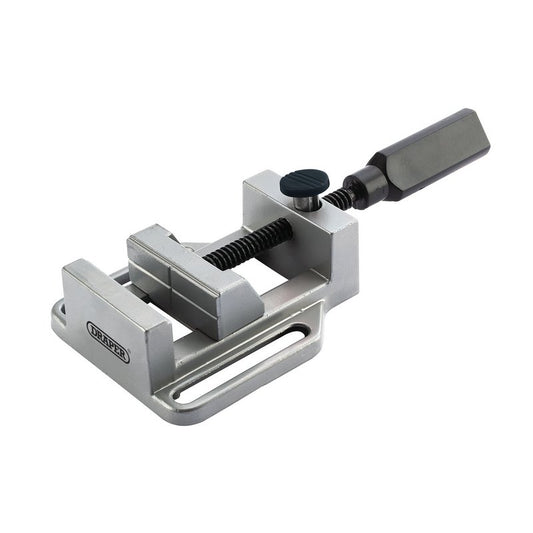 Draper Quick Release Drill Press Vice 70mm Aluminium With Hardened Jaws 40390