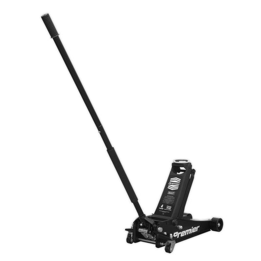 Sealey Trolley Jack 4 Tonne Low Profile Rocket Lift Black 4040AB