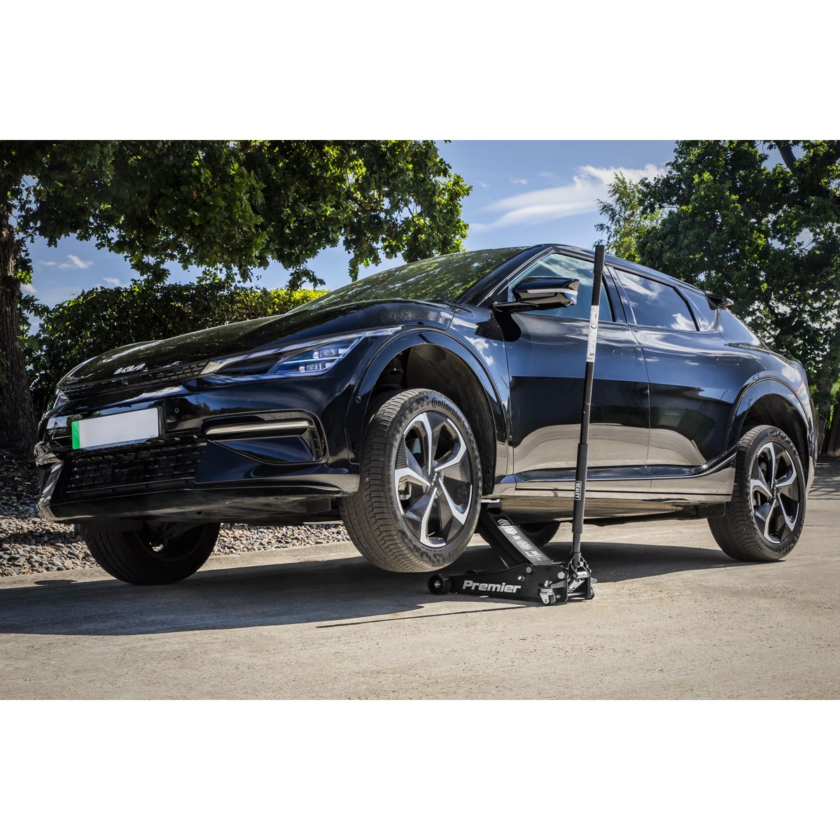 Sealey Trolley Jack 4 Tonne Low Profile Rocket Lift Black 4040AB