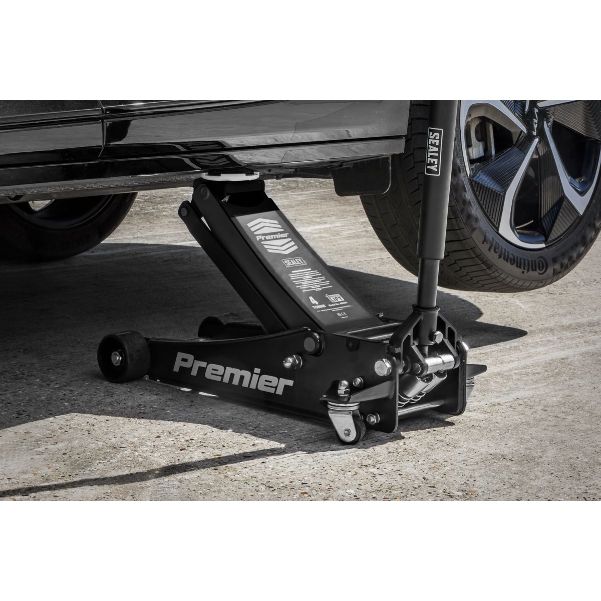 Sealey Trolley Jack 4 Tonne Low Profile Rocket Lift Black 4040AB