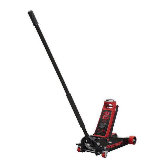 Sealey Trolley Jack 4 Tonne Low Profile Rocket Lift Red 4040AR
