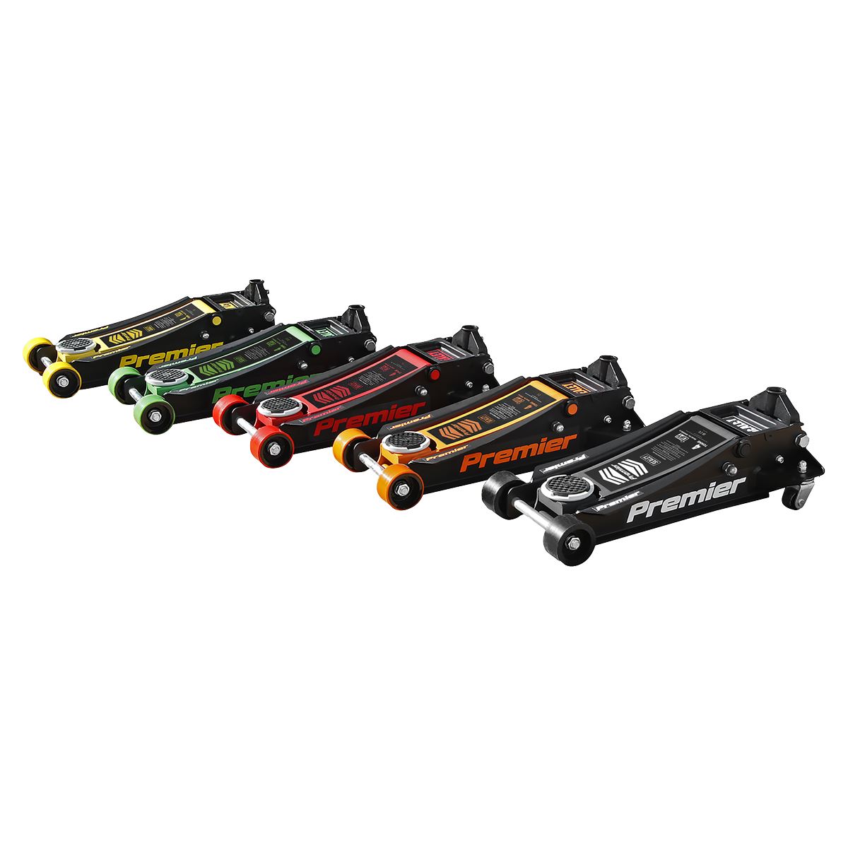 Sealey Trolley Jack 4 Tonne Low Profile Rocket Lift Red 4040AR